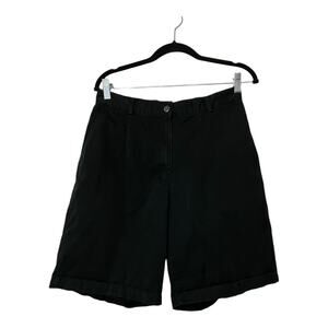 L.L. Bean Black Chino Shorts Womens 10